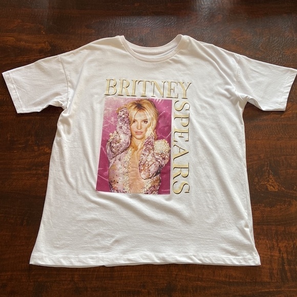 Britney Spears T-Shirt White Size Small - Picture 4 of 14